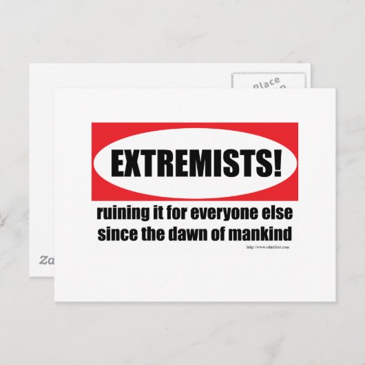 Extreme Uitzichten Briefkaart (Voorkant / Achterkant)