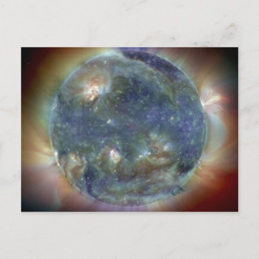 Extreme Ultraviolet Sun NASA Briefkaart (Voorkant)