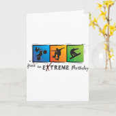 Extreme Verjaardag Kaart (Gele Bloem)