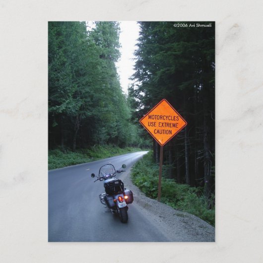 Extreme waarschuwing gebruiken briefkaart (Voorkant)