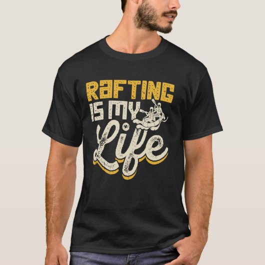 Extreme wildwater rafting opwinding t-shirt (Voorkant)