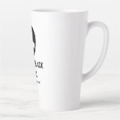 Extreme zwarte schedel latte mok (Rechts)