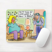 EXTREMELIJK ZWANGERMOUSEPAD - SCHUBDIVER HUBBY MUISMAT (Met muis)