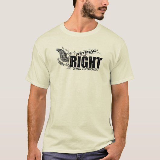 EXTREMIST VOOR HET RECHT VAN DE VETERAN T-SHIRT (Voorkant)