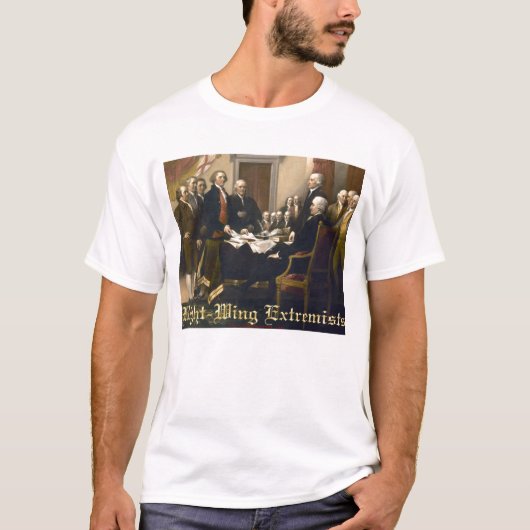 Extremisten van het recht t-shirt (Voorkant)