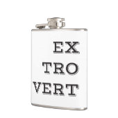Extrovert gevlekte vinylkolf heupfles (Links)