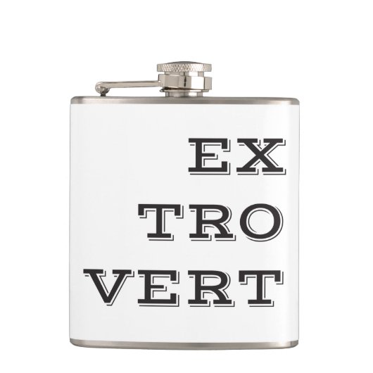 Extrovert gevlekte vinylkolf heupfles (Voorkant)
