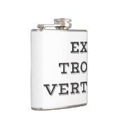Extrovert gevlekte vinylkolf heupfles (Rechts)