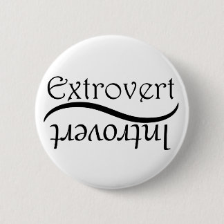 Extrovert-Introvert Ronde Button 5,7 Cm