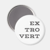 Extrovert Magnet (Voorkant / Achterkant)