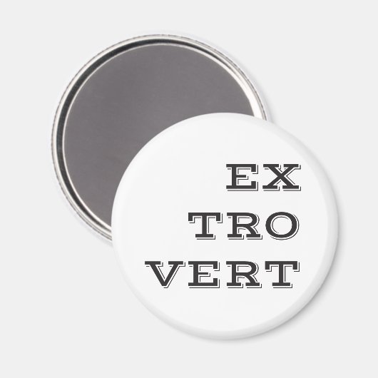 Extrovert Magnet (Voorkant / Achterkant)