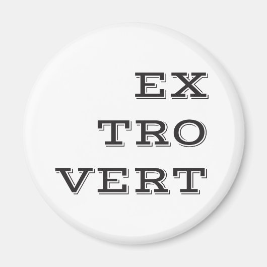 Extrovert Magnet (Voorkant)