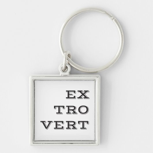 Extrovert-Sleutelhanger Sleutelhanger (Voorkant)