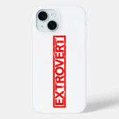 Extrovert Stamp Case-Mate iPhone Case (Achterkant)