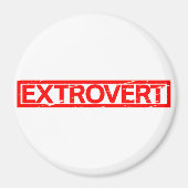 Extrovert Stamp Magneet (Voorkant)