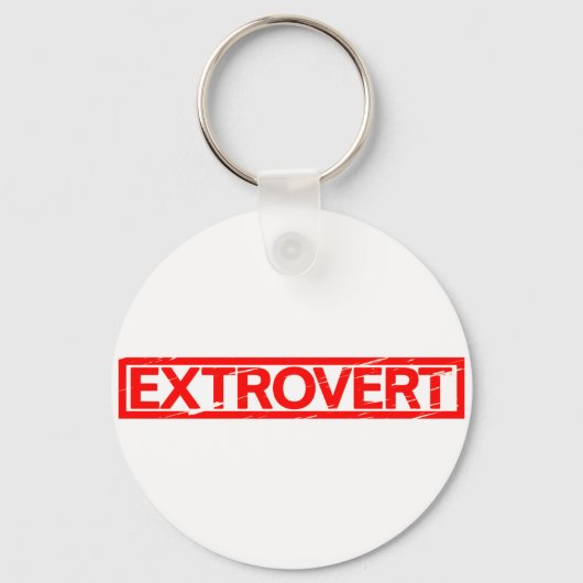 Extrovert Stamp Sleutelhanger (Voorkant)