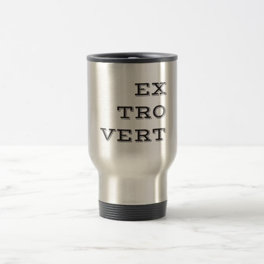 Extrovert Travel Mug Reisbeker (Center)