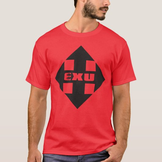 Exu mora na encruzilhada preto t-shirt (Voorkant)