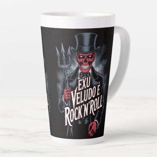 Exu Veludo é Rock'N'Roll #1 Latte Mok (Rechterhoek)