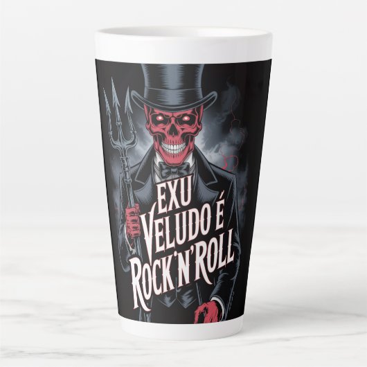 Exu Veludo é Rock'N'Roll #1 Latte Mok (Voorkant)