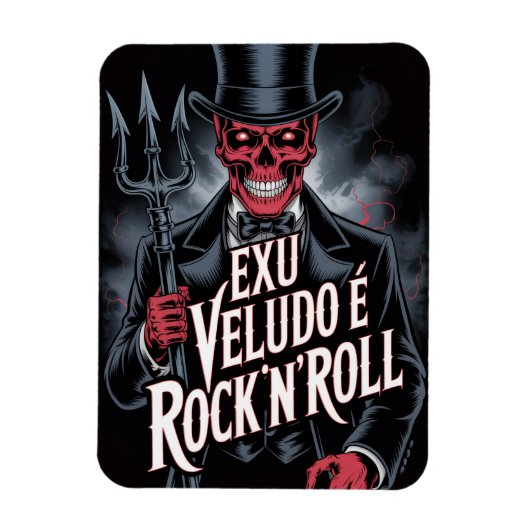 Exu Veludo é Rock'N'Roll #1 Magneet (Verticaal)