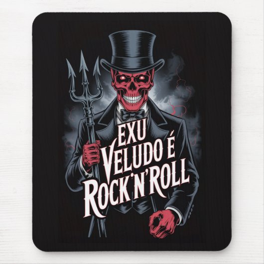 Exu Veludo é Rock'N'Roll #1 Muismat (Voorkant)