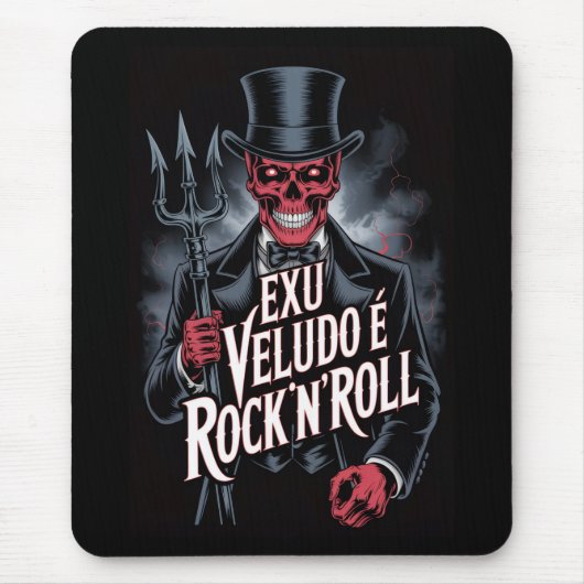 Exu Veludo é Rock'N'Roll #1 Muismat (Voorkant)