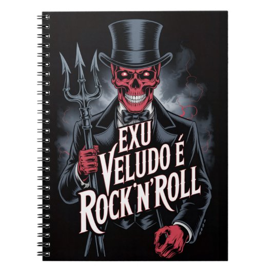Exu Veludo é Rock'N'Roll #1 Notitieboek (Voorkant)