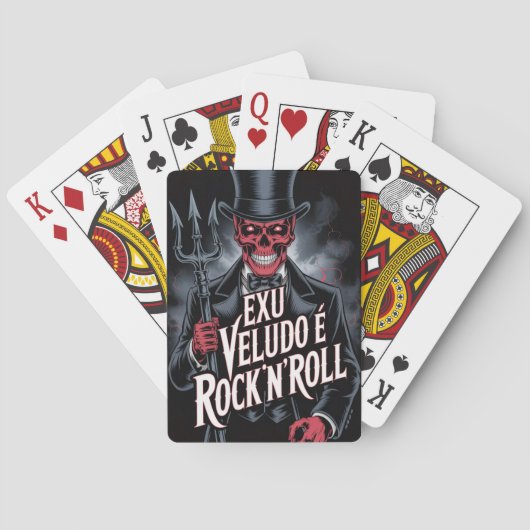 Exu Veludo é Rock'N'Roll #1 Pokerkaarten (Achterkant)