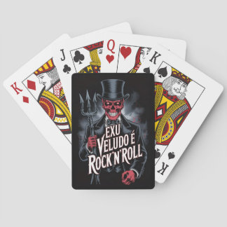 Exu Veludo é Rock'N'Roll #1 Pokerkaarten