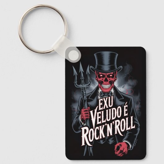 Exu Veludo é Rock'N'Roll #1 Sleutelhanger (Voorkant)