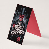 Exu Veludo é Rock'N'Roll #1 Visitekaartje (Achterkant)