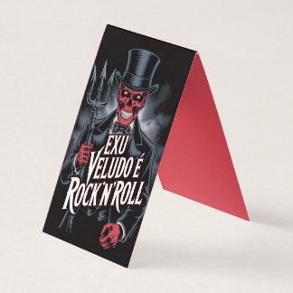 Exu Veludo é Rock'N'Roll #1 Visitekaartje