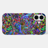 Exuberant Abstracte kleuren Case-Mate iPhone Case (Achterkant (horizontaal))