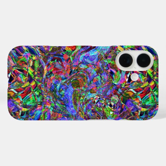 Exuberant Abstracte kleuren Case-Mate iPhone Case (Achterkant (horizontaal))