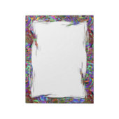 Exuberant Colors Abstract Art Notitieblok (Linkerzijde)