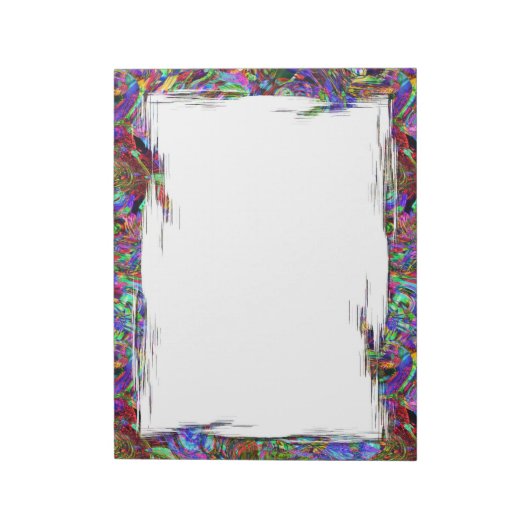 Exuberant Colors Abstract Art Notitieblok (Linkerzijde)