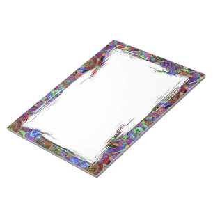 Exuberant Colors Abstract Art Notitieblok