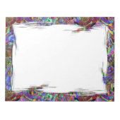 Exuberant Colors Abstract Art Notitieblok (Voorkant)