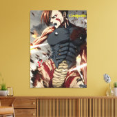 Exuberant Creepy, Crawly Wall Canvas (Insitu (Woonkamer))
