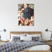 Exuberant Creepy, Crawly Wall Canvas (Insitu (Slaapkamer))