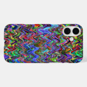 Exuberant Zigzag Artist Colors Case-Mate iPhone Case (Achterkant (horizontaal))
