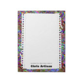 Exuberante kleuren Scheurblad Aangepast Notitieblo Notitieblok (Linkerzijde)