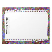 Exuberante kleuren Scheurblad Aangepast Notitieblo Notitieblok (Voorkant)