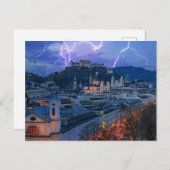 Exultant Intrance - Night Lightning Scenery Briefkaart (Voorkant / Achterkant)