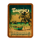 Exuma Bahamas  Beach Souvenirs Magneet (Verticaal)