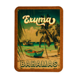 Exuma Bahamas Beach Souvenirs Magneet