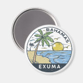 Exuma Bahamas  Magneet (Voorkant / Achterkant)