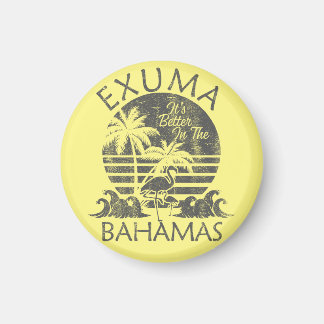 Exuma Bahamas Magnet Vakantie Cruise Retro Beach