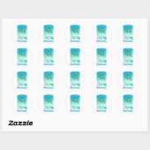 Exuma, Bahama's Ronde Sticker (Vel)